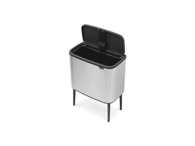 Brabantia Bo Touch Bin - Skraldespand - fliplåg - 36 L - mat stål