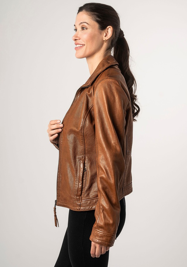 Mauritius Lederjacke »MWWalli« mit Stehkragen