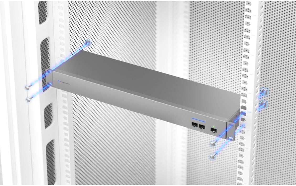 UniFi Switch USW-WAN 4 Port<br>Redundanter 10G-Switch für den Anschluss zweier Gateways an einen ISP – ideal für Shadow Mode High Availability