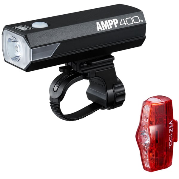 Lampe vélo CATEYE AMPP 400 & VIZ 150 SET