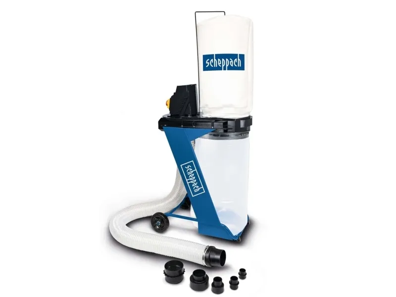 Scheppach DC500, Dry, Hvid, 75 L, 1150 m³/t, 2 m, 10 cm