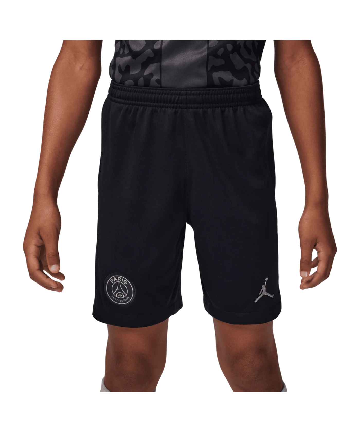 Jordan Paris St. Germain UCL 2023/2024 Short Kids Schwarz F010