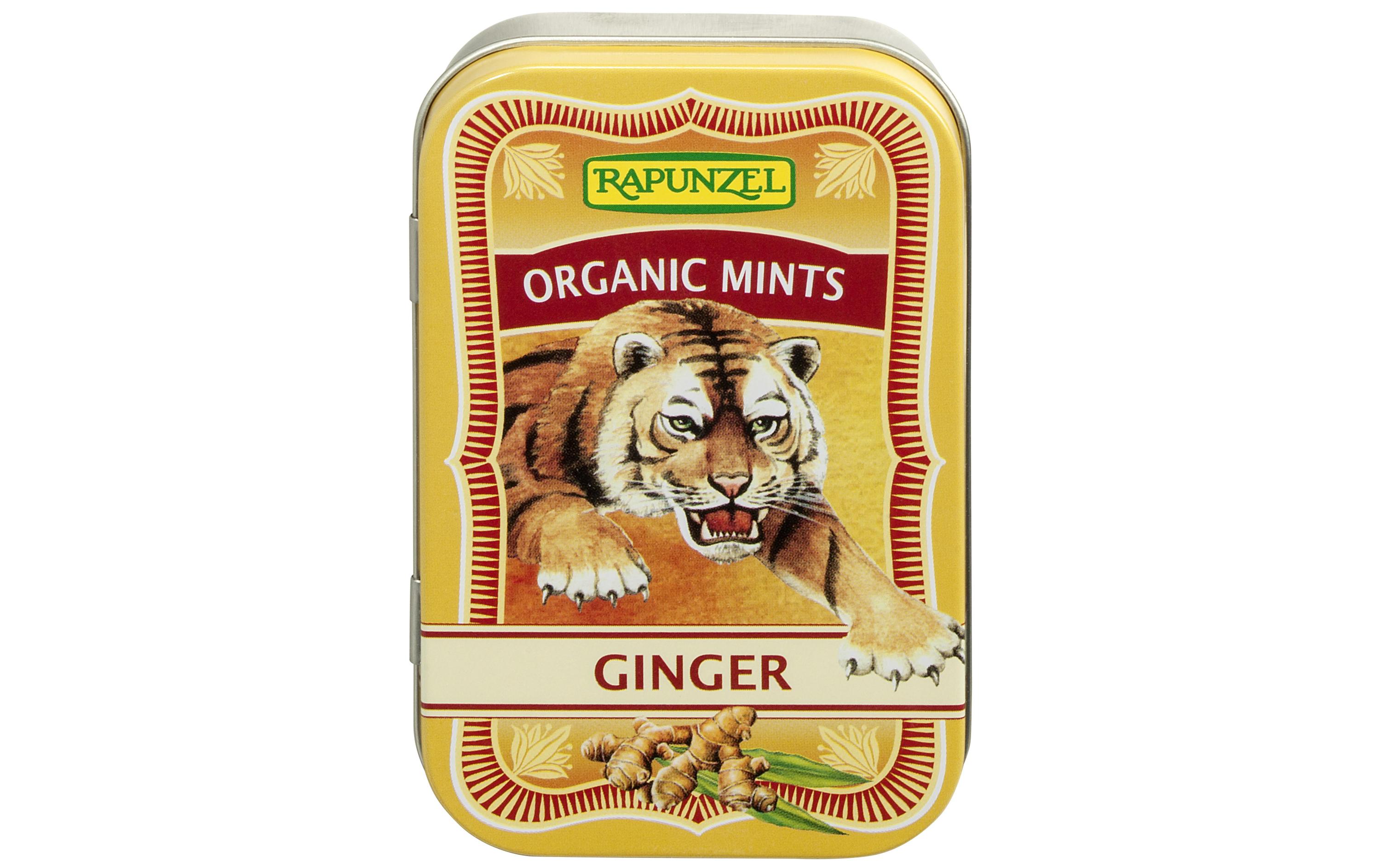 Bonbons Bio Organic Mints Ginger 50 gBio Bonbons Organic Mints Ginger HIH
