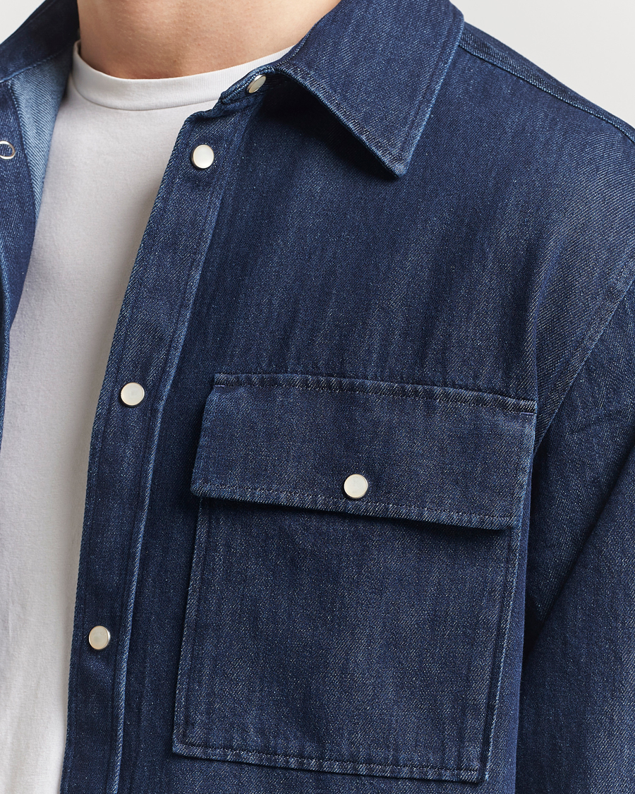 J.Lindeberg Finnigan Denim Shirt Navy