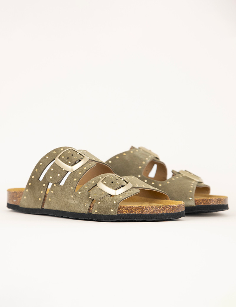PLAKTON SANDALES FEMME 717 EVA KAKI CLAIR