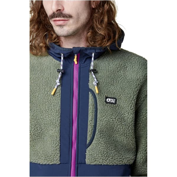 Veste polaire PICTURE PEMBERTON ZIP FLEECE GREEN SPRAY DARK BLUE