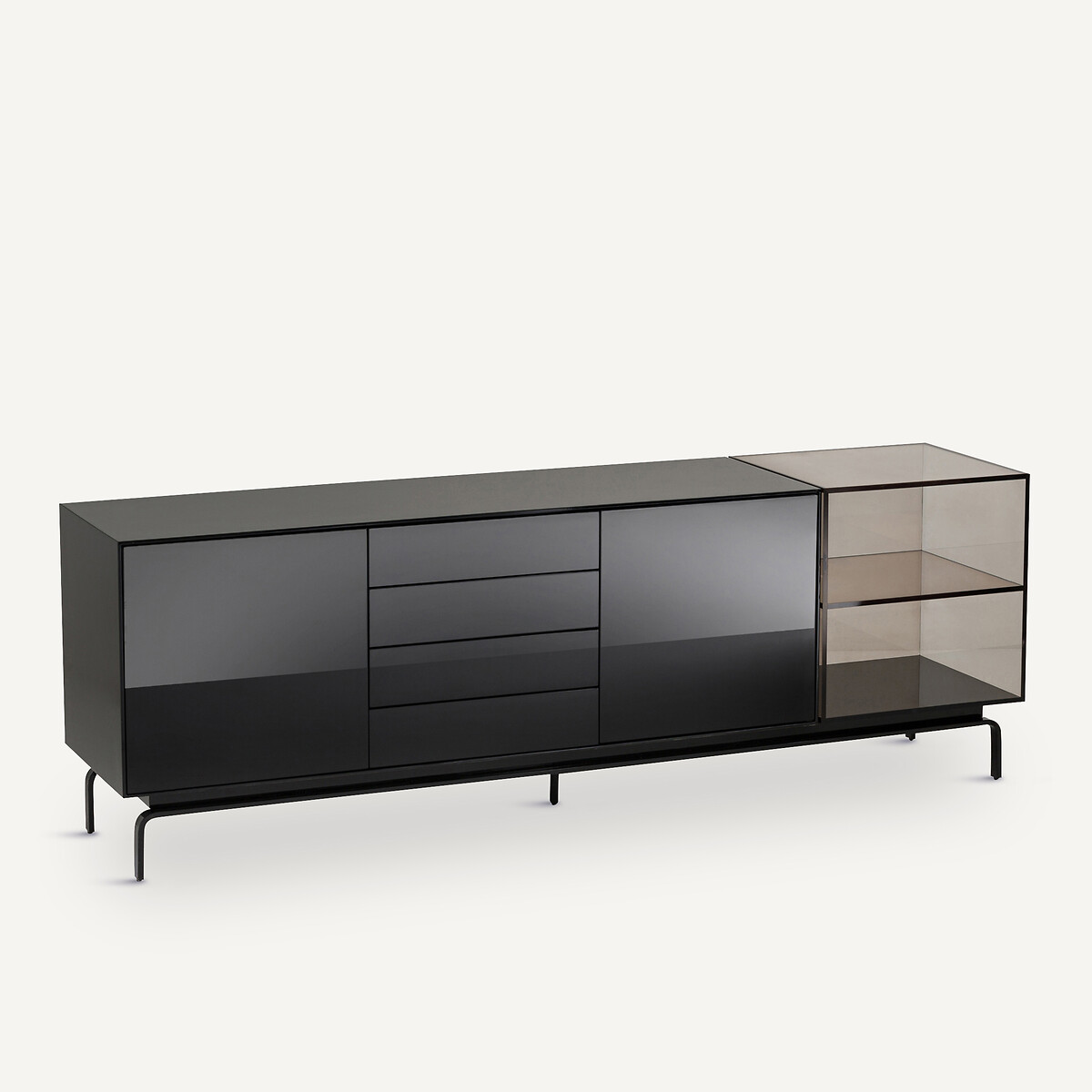 AM.PM<br>Móvel de buffet, lacado preto, Oreko