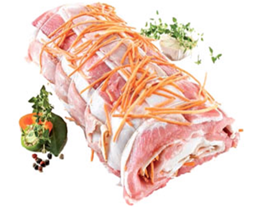 ROT ENTREMEADA PORCO RECHEADO COM CENOURA E BACON KG