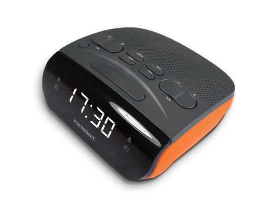 METRONIC - Radio réveil Duo Colors Double alarme