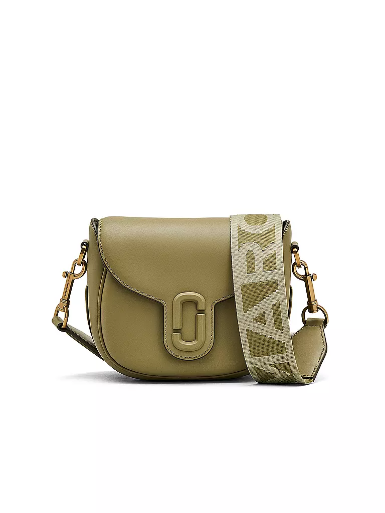 MARC JACOBS Ledertasche - Mini Bag THE SMALL SADDLE BAG olive