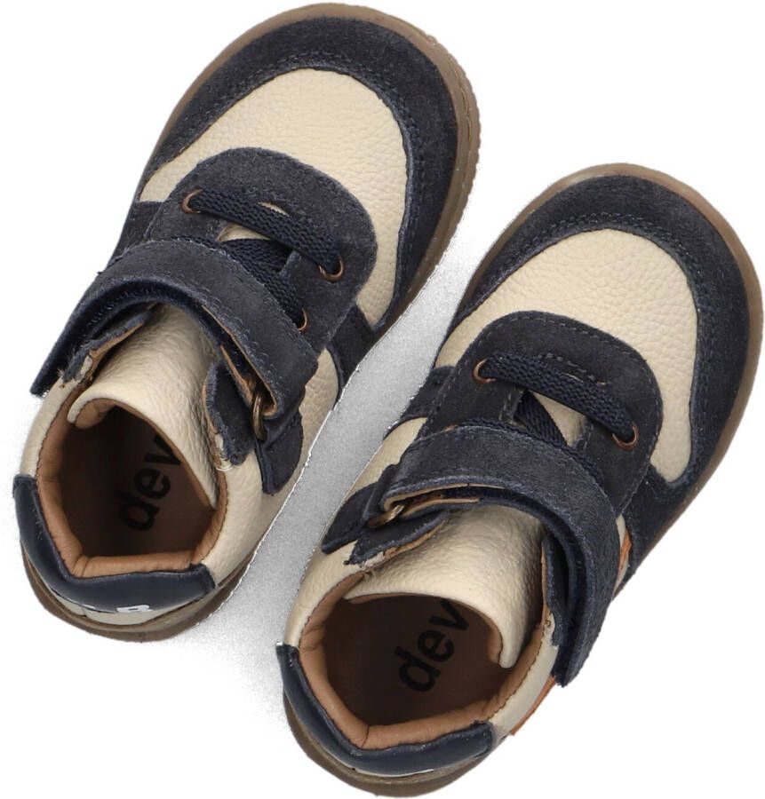 Develab 44343 Sneakers Unisex Leren Sneaker Blauw
