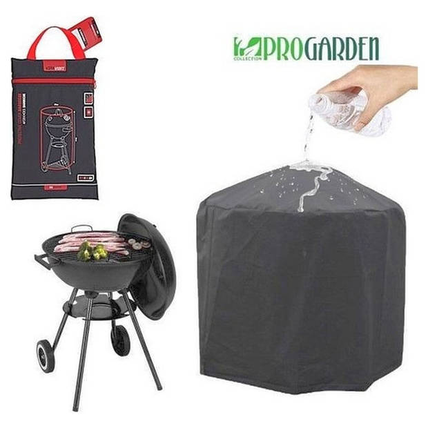 Afdekhoes/beschermhoes ronde barbecue/bbq 70 x 80 cm - Afdekhoezen/beschermhoezen - Barbecuehoes - Barbecuebescherming