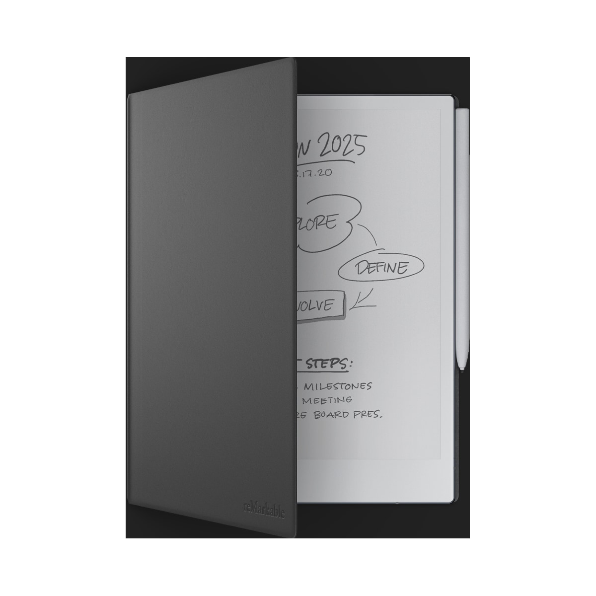 reMarkable 2 Book Folio deksel (sort)