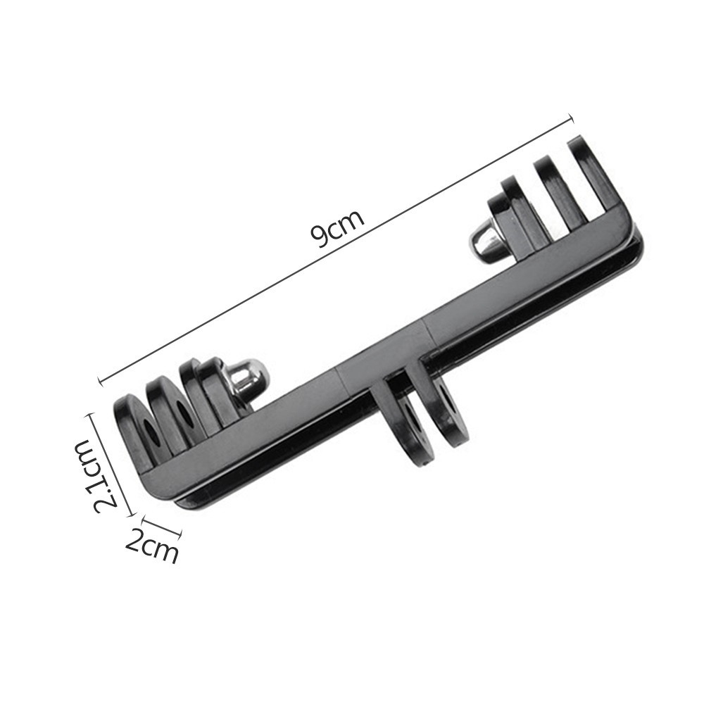 Dual Stativ Mount Adapter Halterung für GoPro - Schwarz
