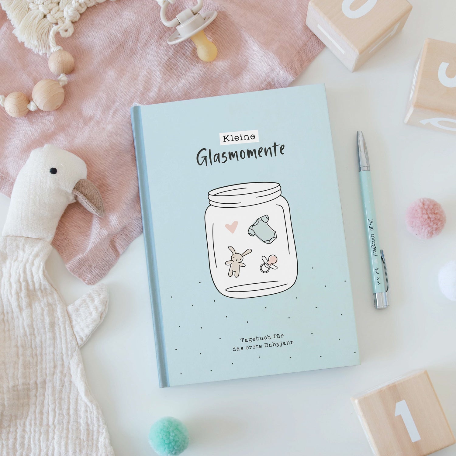 Baby-Tagebuch „Kleine Glasmomente