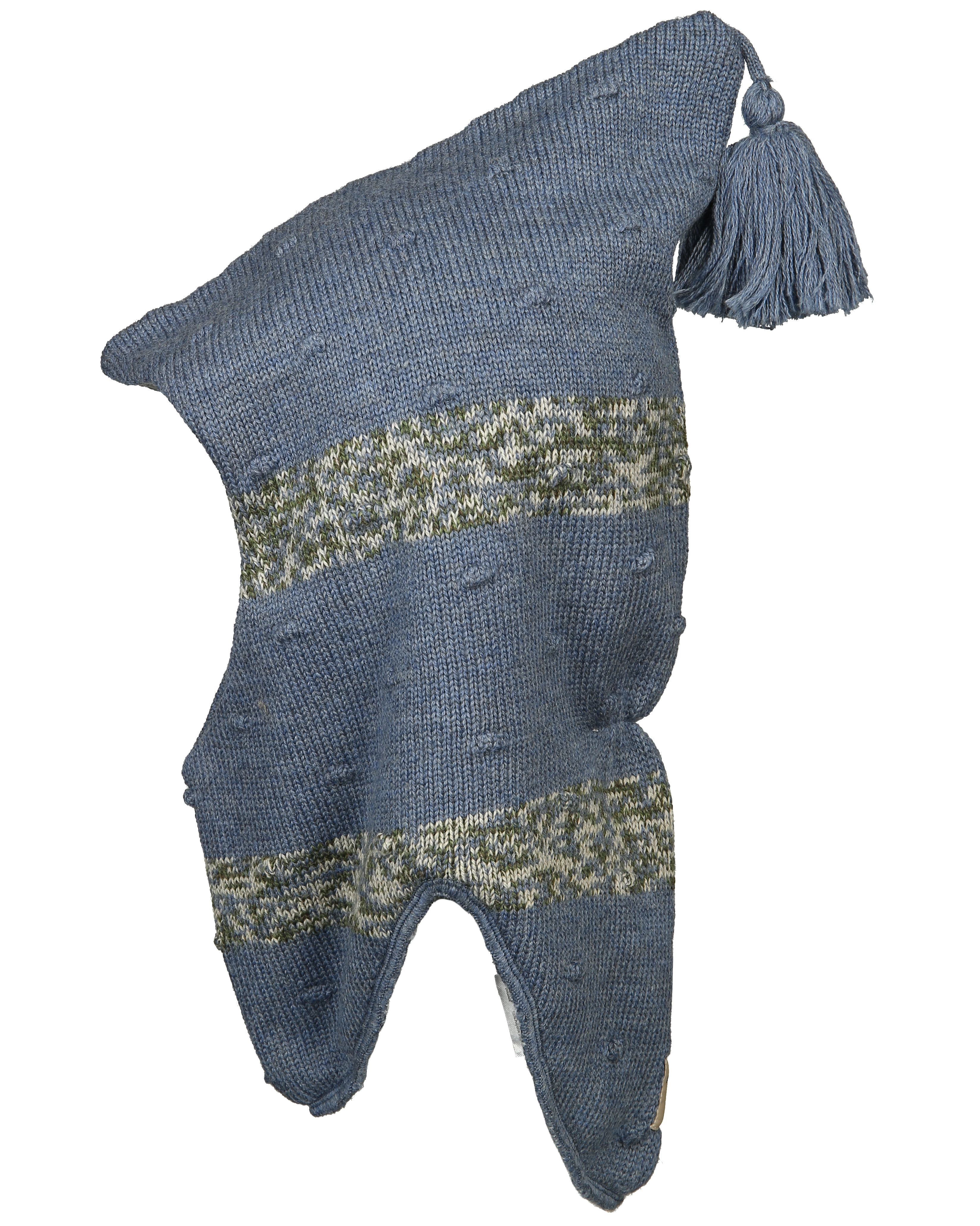 Woll-Schlupfmütze MATJUEL gemustert in citadel blue