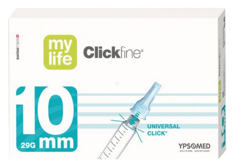 Mylife Clickfine pennaald 10mm 100 stuks