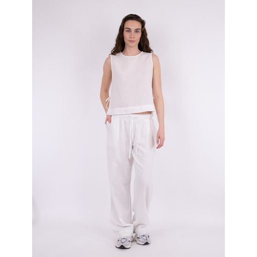 Neo Noir Svetlana Linen Top, Hvid, 42