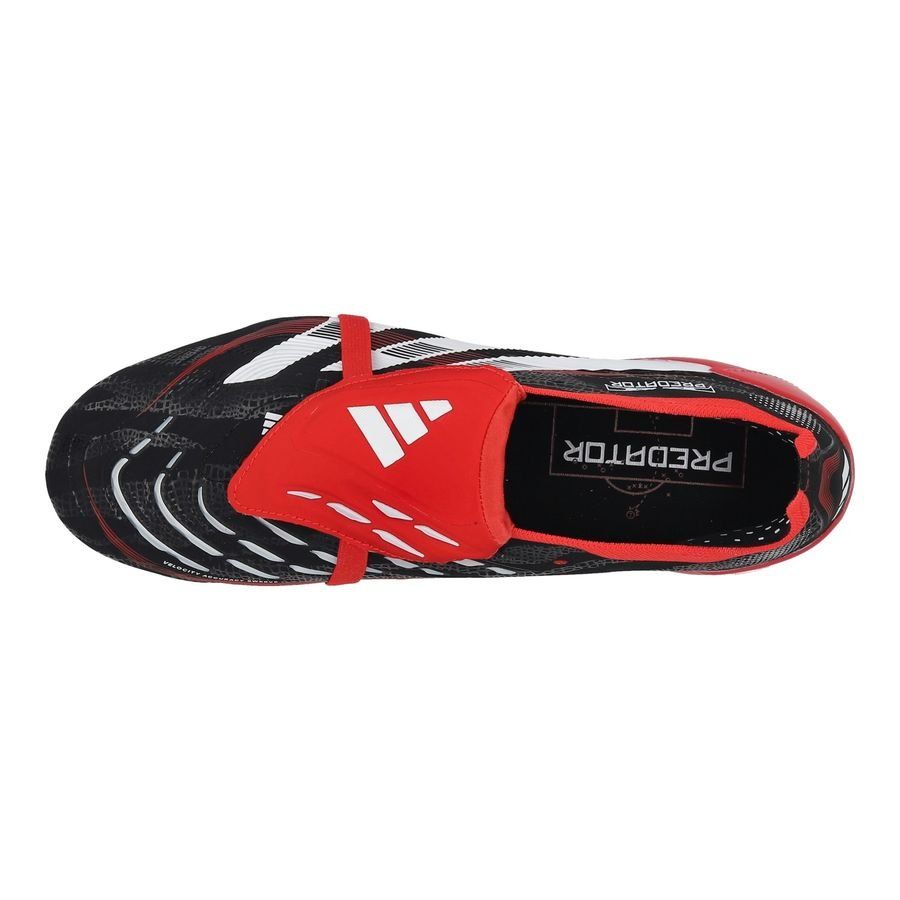 adidas Predator Elite Fold-over Tongue SG Moments - Noir/Blanc/Rouge ÉDITION LIMITÉE