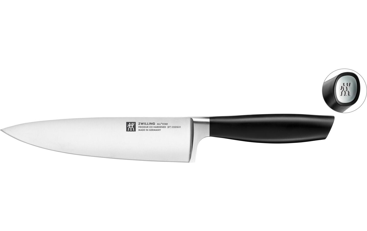 Küchenmesser All Star 20 cm, Chrome-Silber<br>Kochmesser