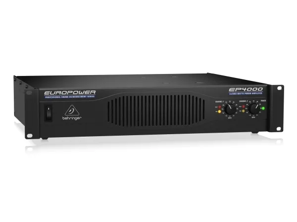 Behringer asd, 4000 W, 0,02%, 34 dB, 20000 ohm (O), 20 - 20000 Hz, 1/4
