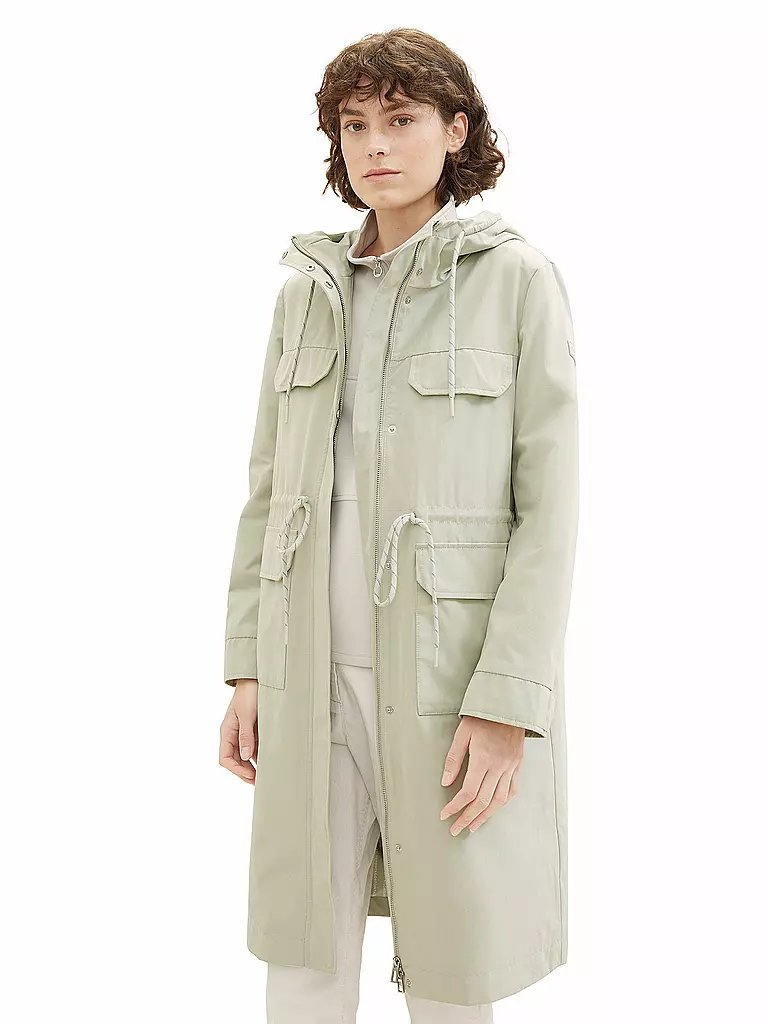 TOM TAILOR Parka grün