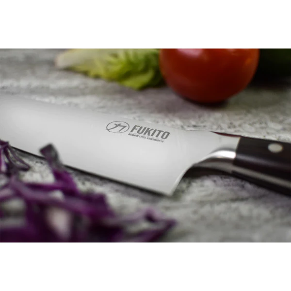 Couteau Fukito Ebene X50 modèle chef 21cm Fukito