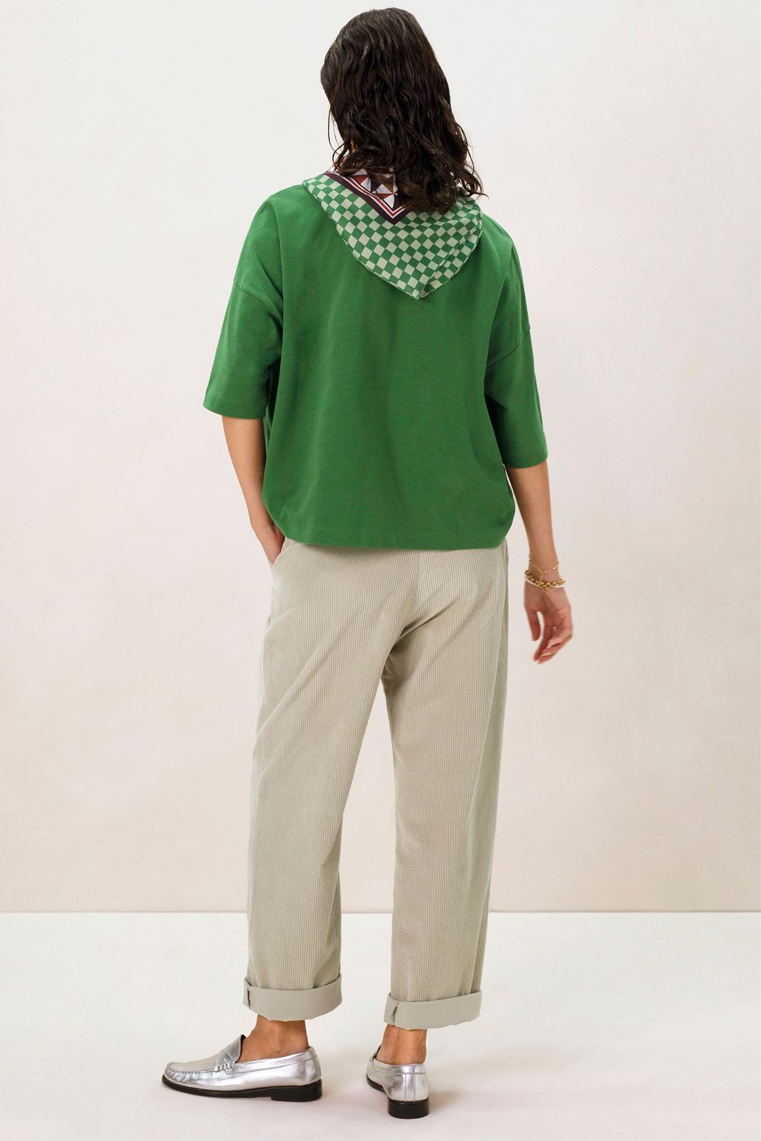 Groen oversized T-shirt