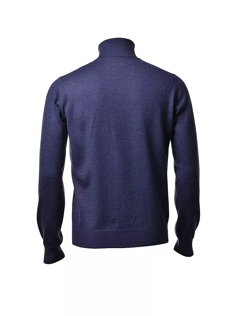 GRAN SASSO Rollkragenpullover blau