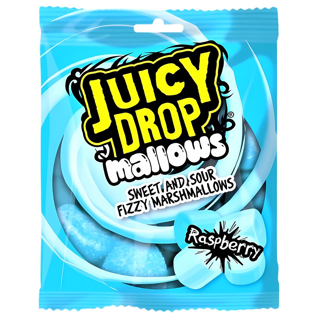 Juicy Drop Mallows Raspberry 100g