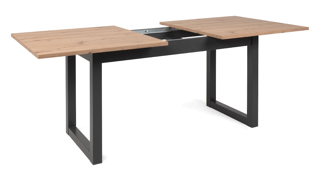 Tisch Denver Artisan Oak-Optik/Anthrazit 160(200) x 75 x 90 cm