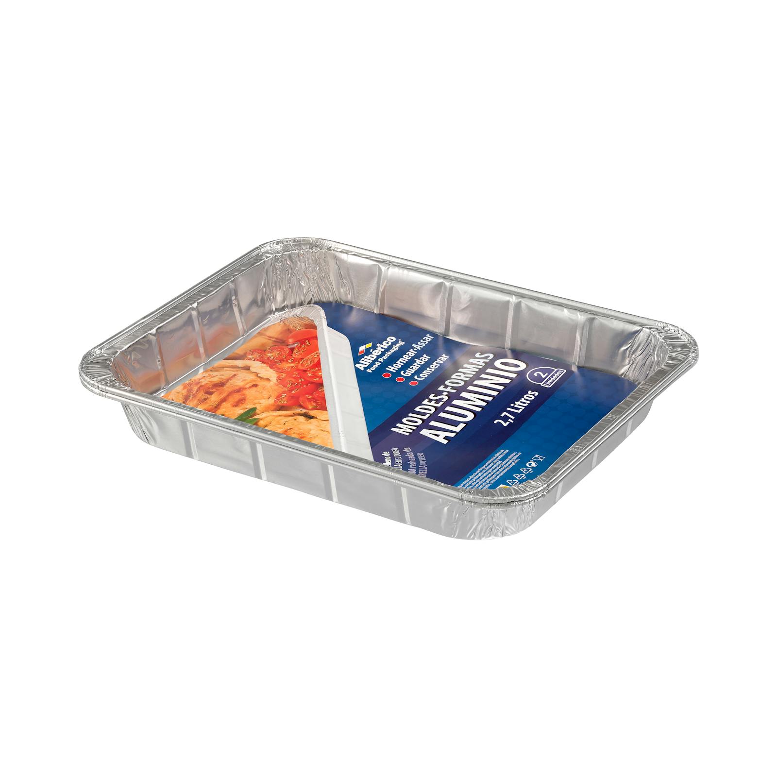 Moule carré en aluminium Alibérico 2,7 L