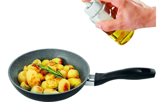 Metaltex Spice Line Essig-/Ölspender Glas Edelstahl 70 ml