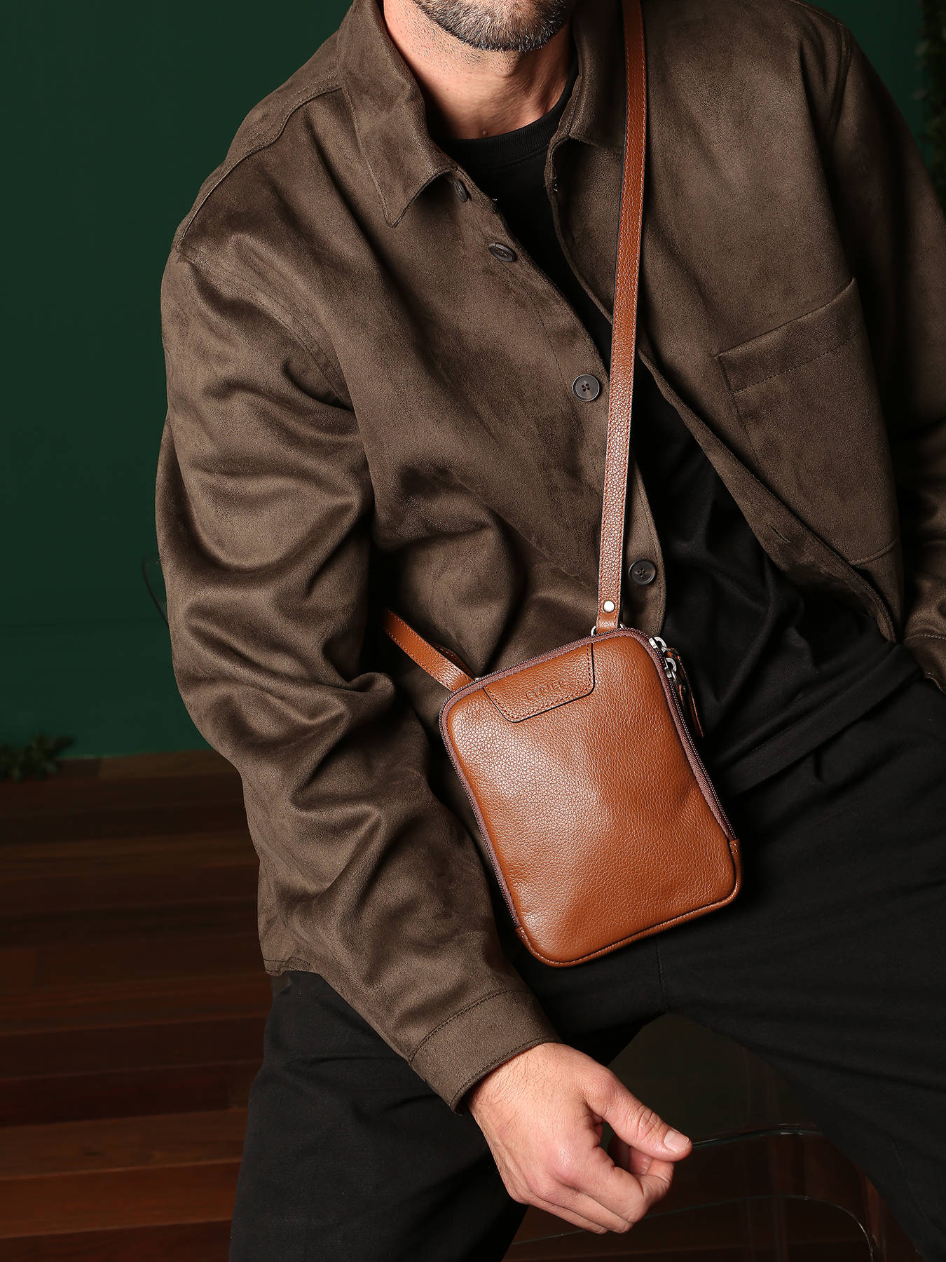 Sac bandoulire Flandres cuir ETRIER