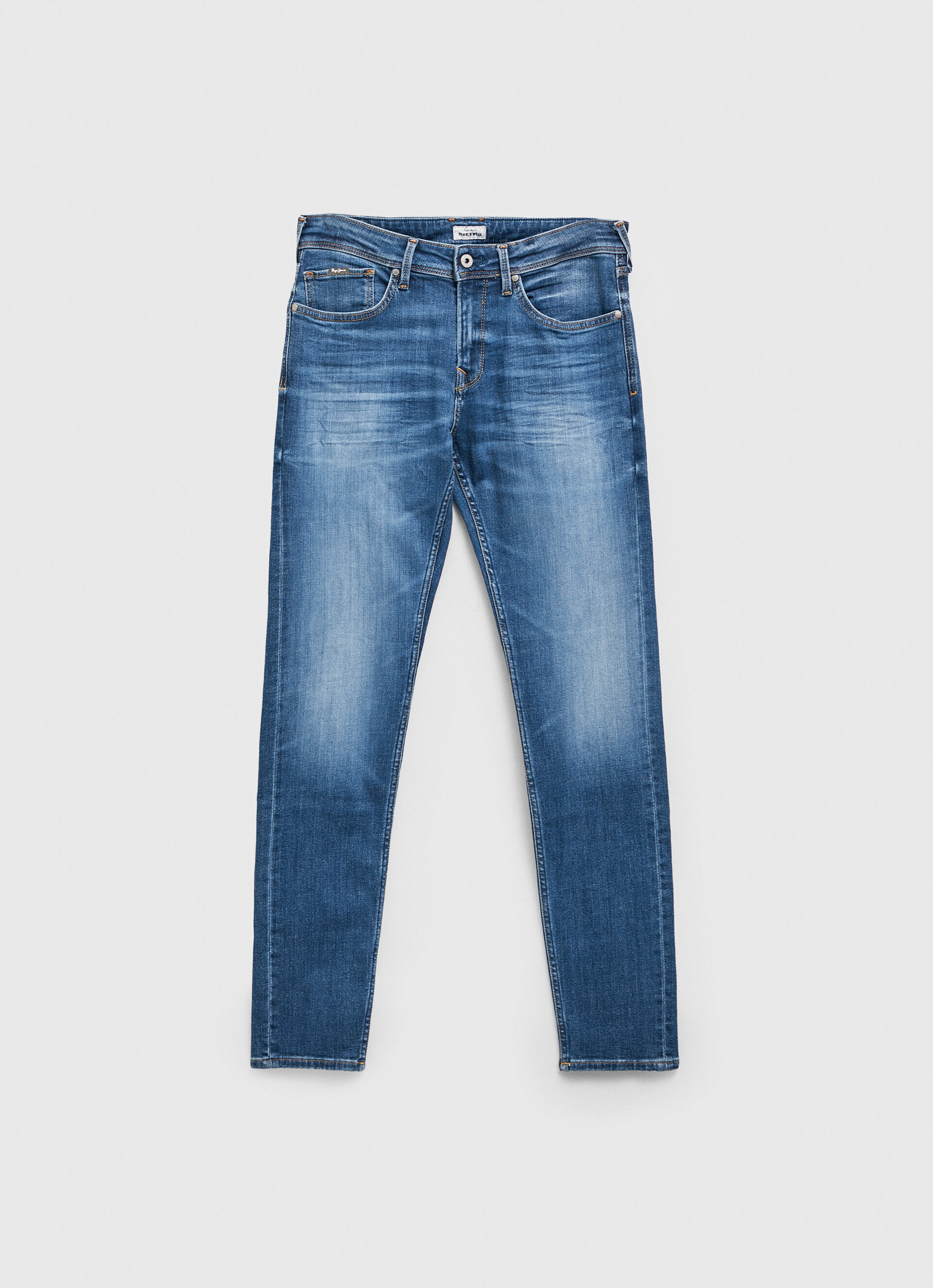 Calça jeans skinny de cintura baixa Jean Finsbury Fit - jeans