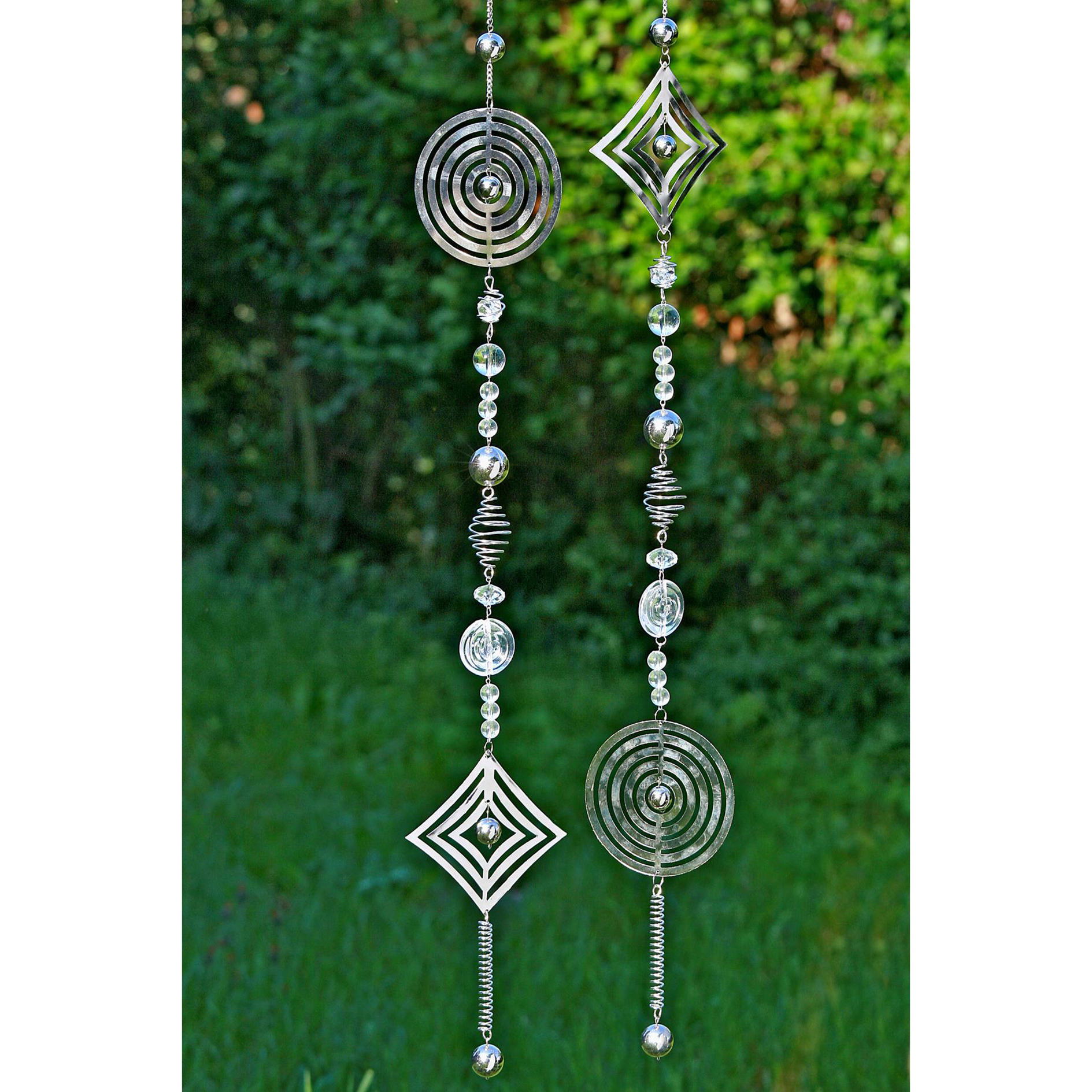 Girlande - silber - 2-fach sortiert - 95 cm