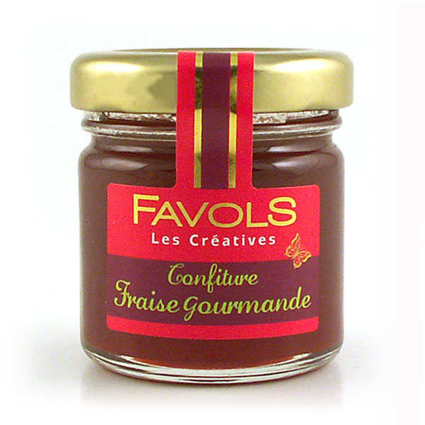Confiture de fraise gourmande - Les Créatives Favols