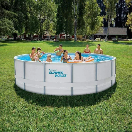 Summer Waves Frame Elite Pool 488 x 122 cm mit Filterpumpe