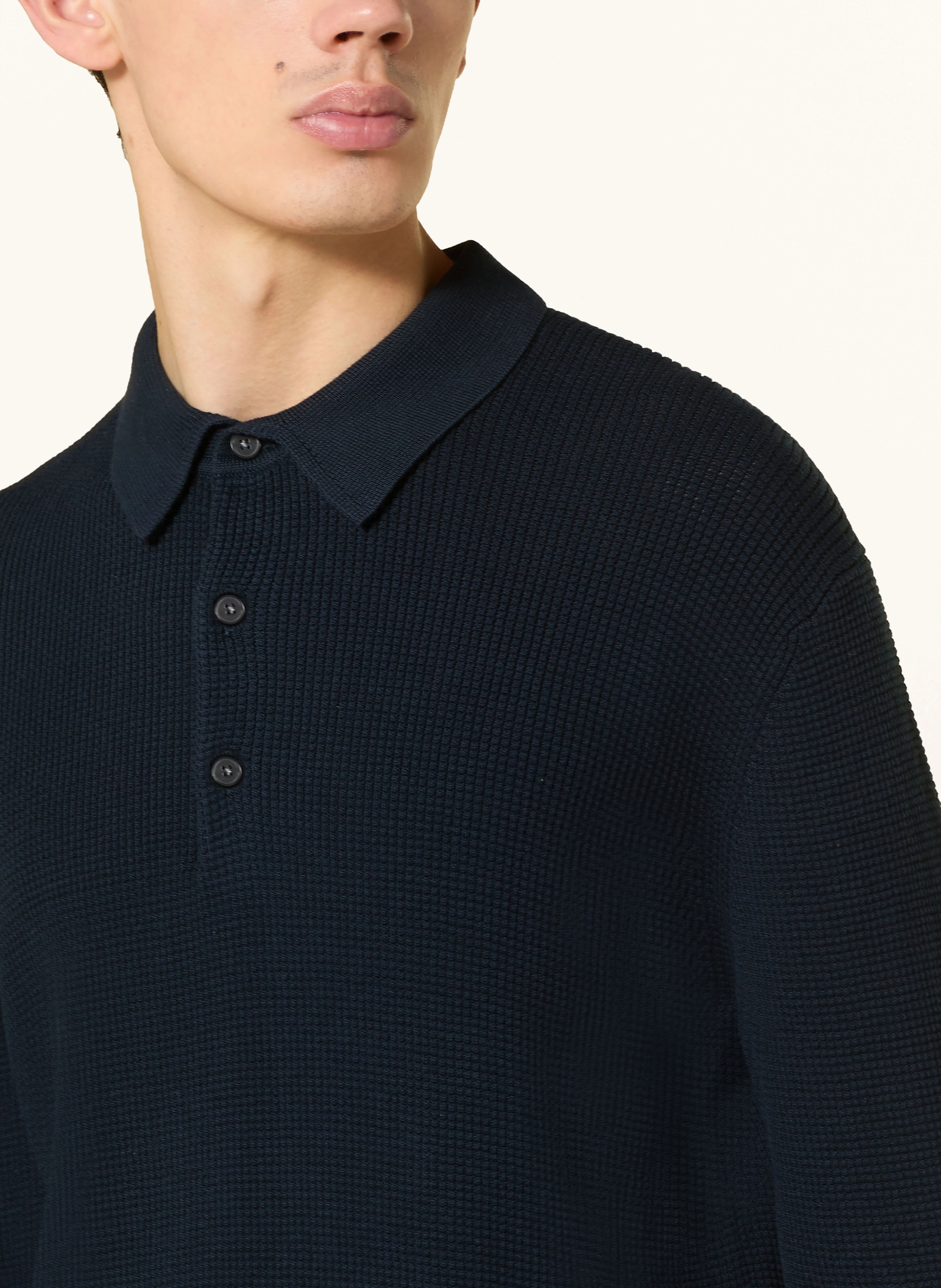 OLYMP Strick-Poloshirt