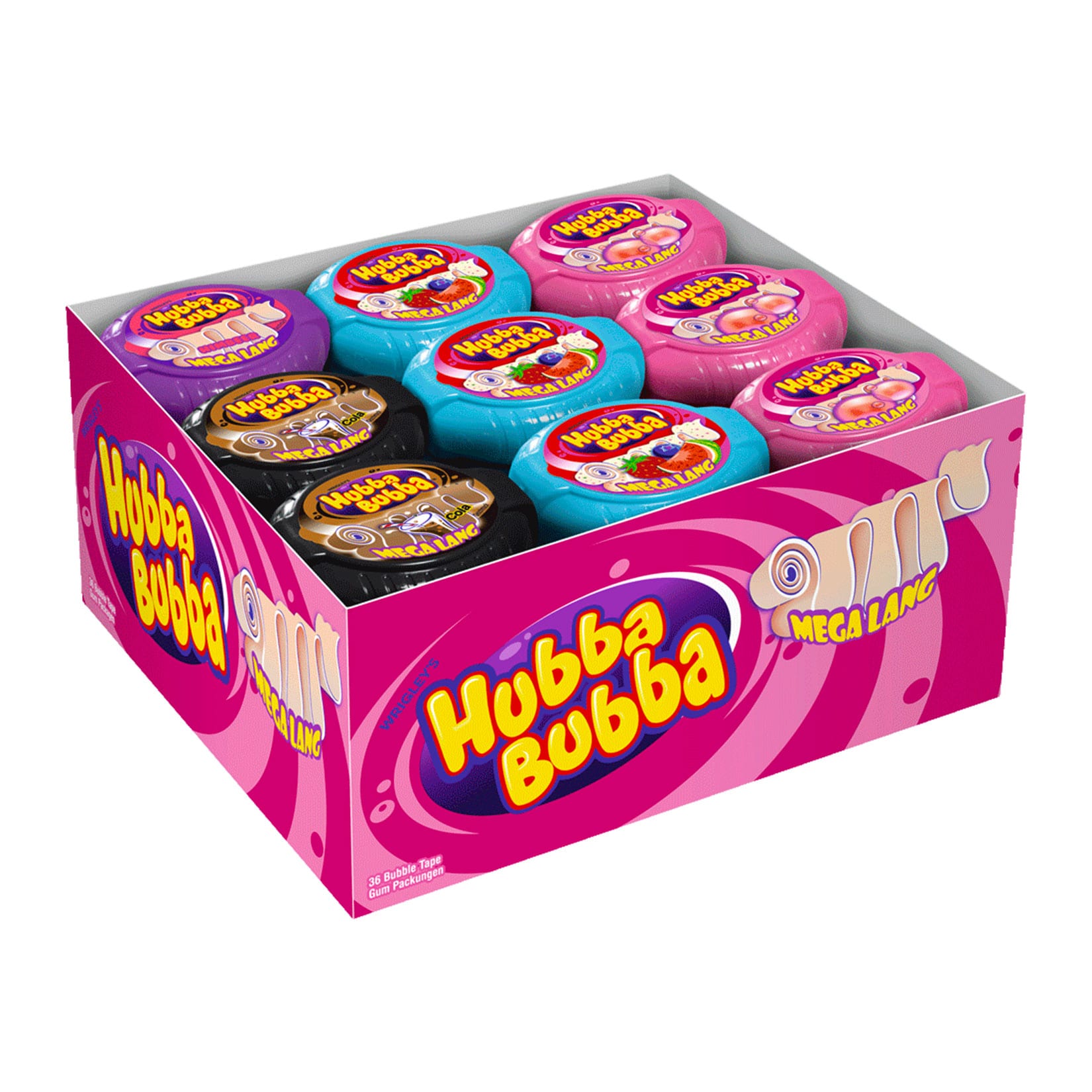 Hubba Bubba Kaugummi 57g, verschiedene Sorten, 36er Pack