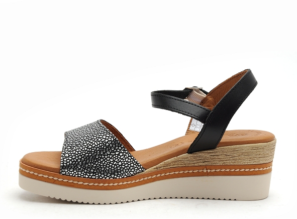 Eva frutos nu pieds talons femme 569 noir
