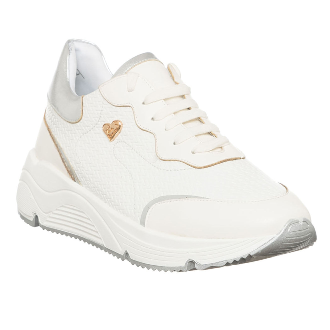 Tua By Braccialini Sneakers en Cuir Elias blanches
