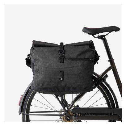 Sacoche de Porte-Bagages Réfléchissante Riverside Besace Velo 500 20L