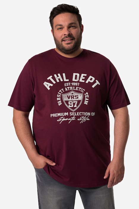 Men+ T-Shirt, Halbarm, Druck vorne, bis Gr. 8 XL