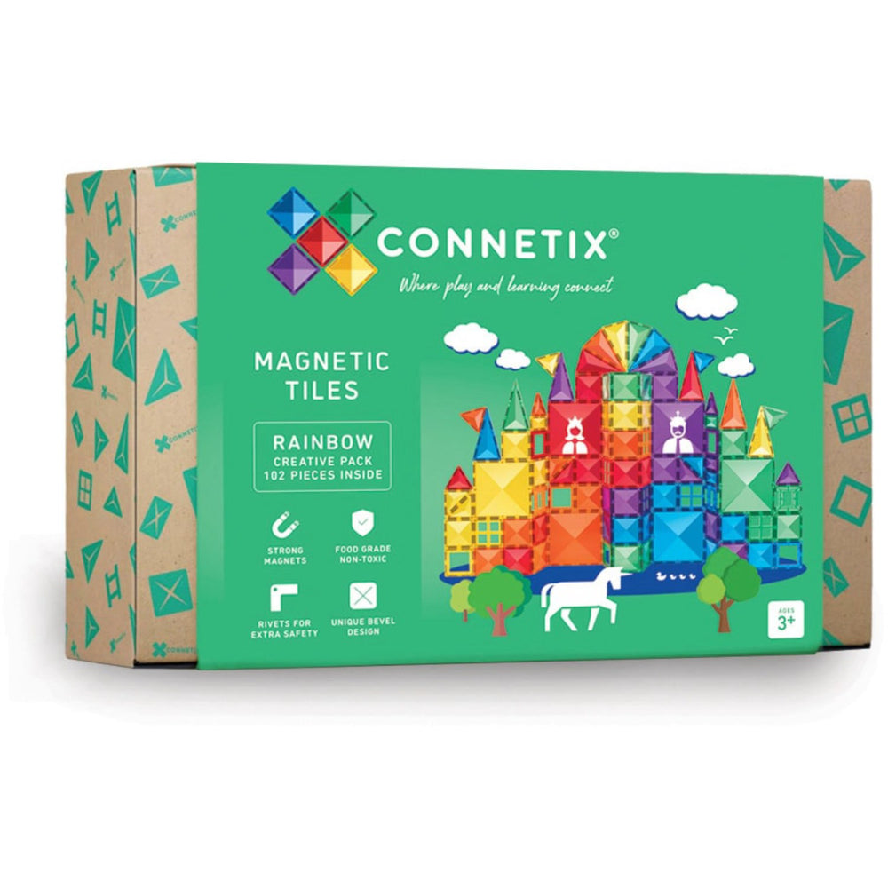Køb Connetix Rainbow Creative Pak 102 Styks
