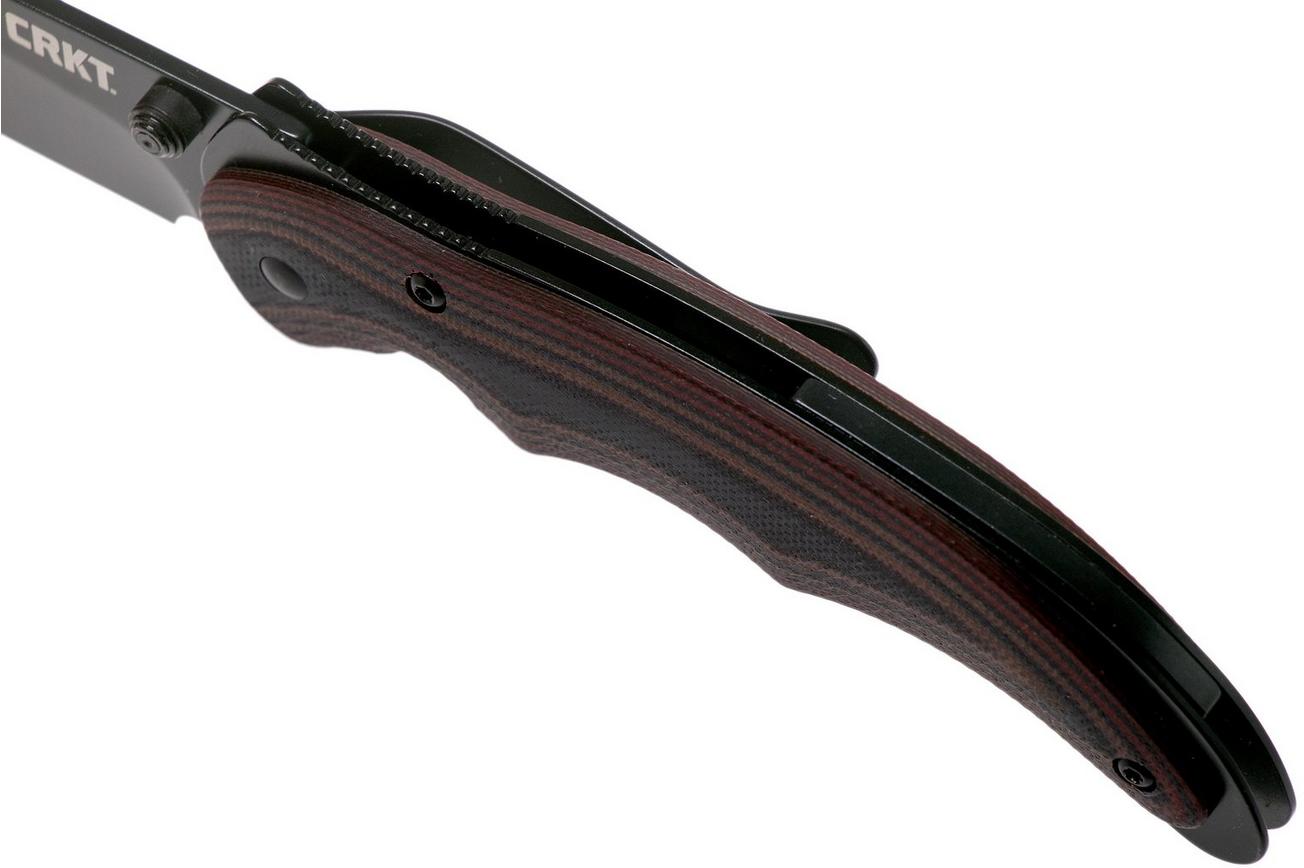 CRKT Endorser 1105K Black zakmes, Matthew Lerch design