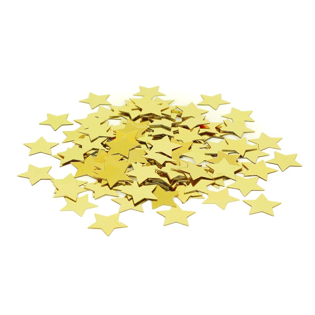 (10g) 20mm Konfetti Party Dekoration Stern Streukonfetti Tischdekoration Metallic - Gold