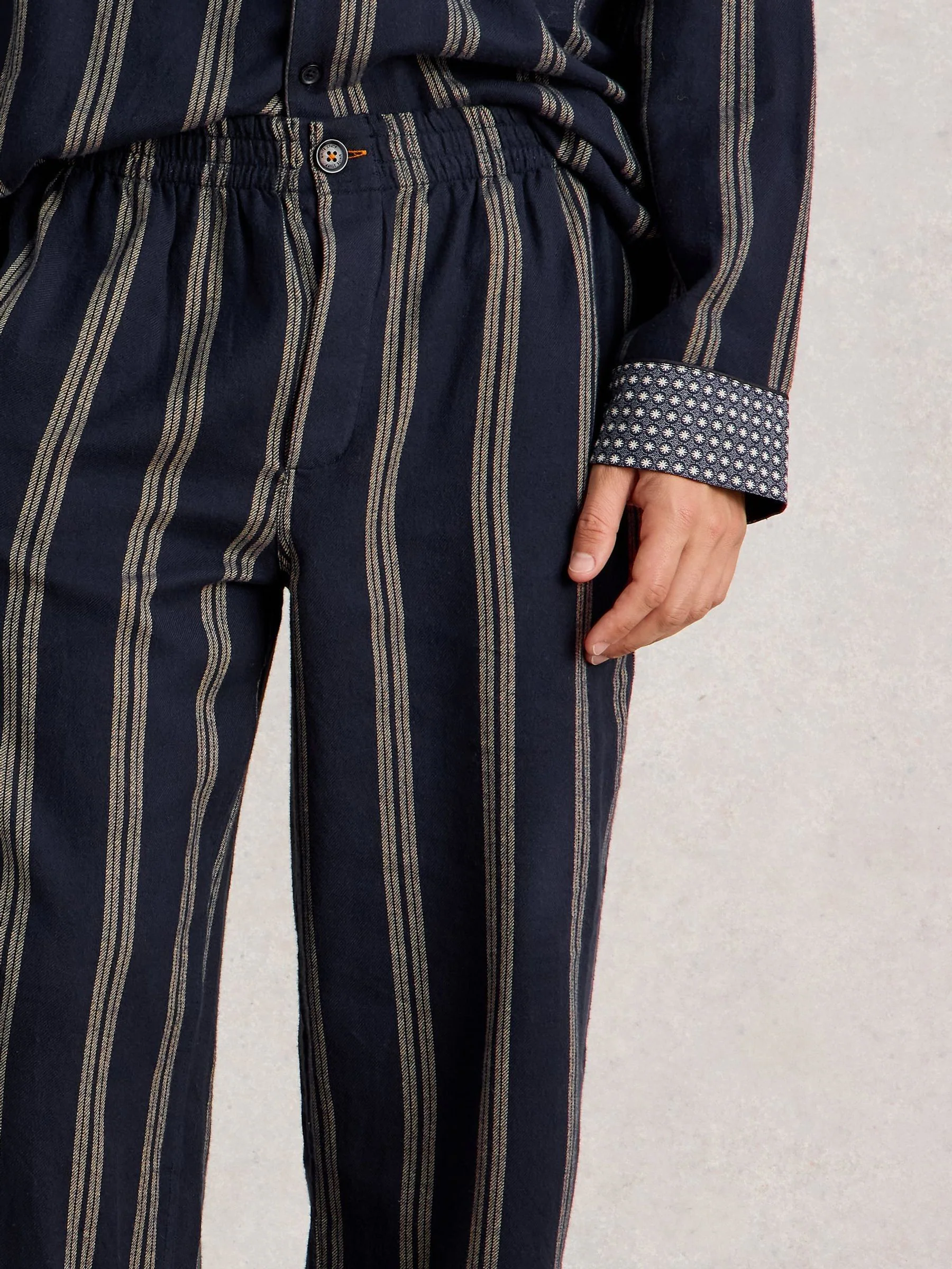Blauw - White Stuff Moorland Flannel Pyjamas Trousers