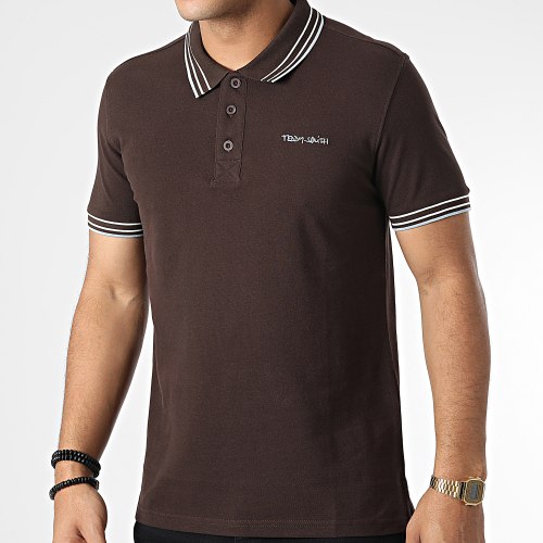 Polo Manches Courtes Pasian Marron
