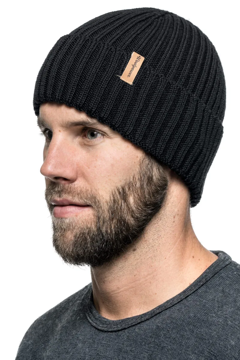 Woolpower Beanie Rib Black